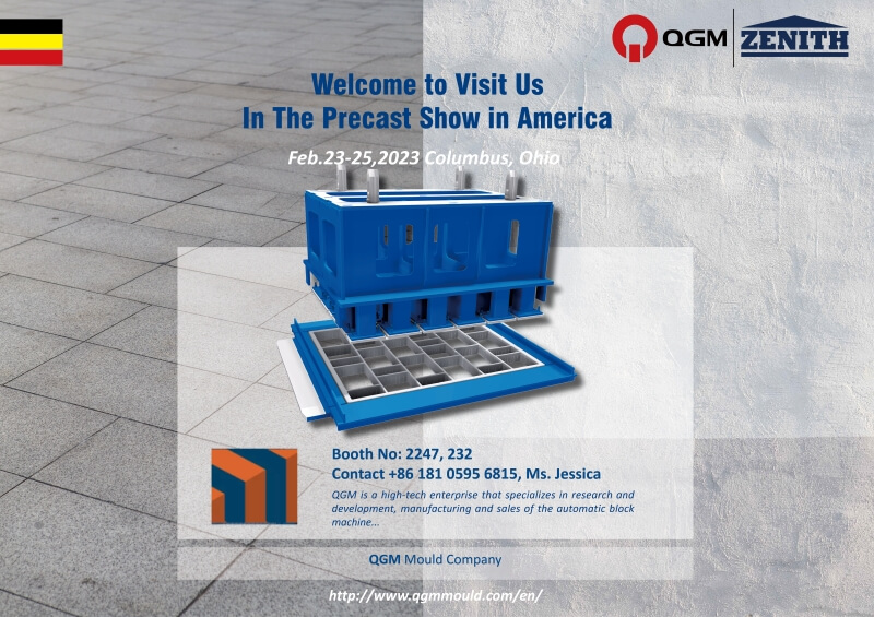 QGM ZENITH kommer att visas på Precast Show 2023