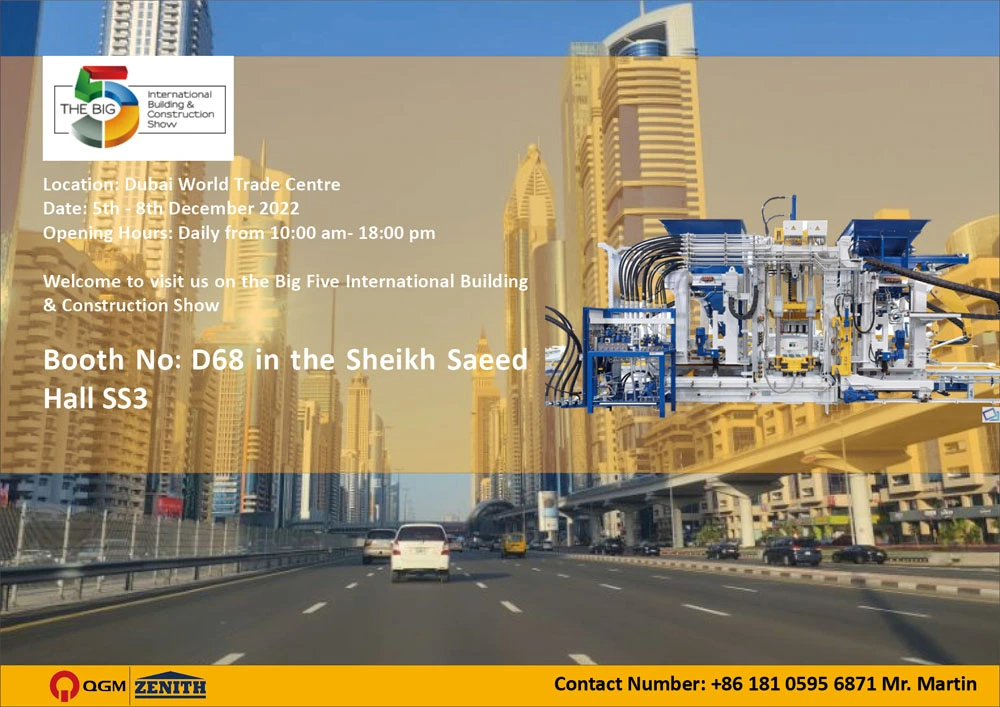 QGM Group kommer att delta i BIG 5 Show UAE 2022