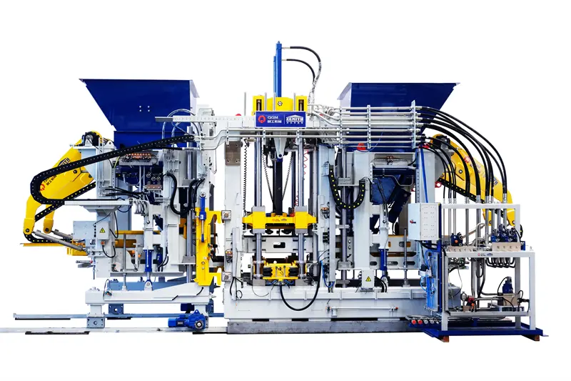 En annan helautomatisk blockproduktionslinje av QGM bosatte sig i Mexiko