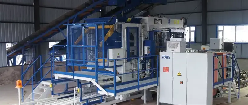 Ett helautomatiserat flerskiktsprojekt för tillverkning av sammankopplade tegelstenar har lanserats i Afrika.