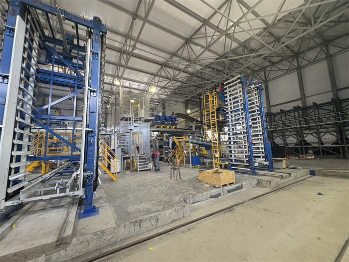 Quangong Machinery ZN1200-2 Brick Production Line landar i Centralamerika