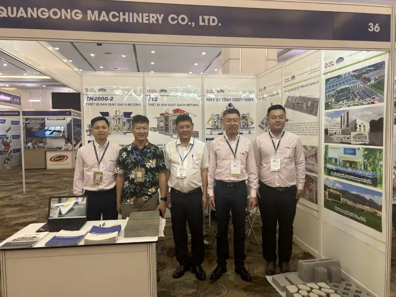 Fördjupar sitt fotfäste i sydostasiatisk infrastruktur! Quangong Machinery Co., Ltd. lyser på Vietnam Concrete Show 2026
